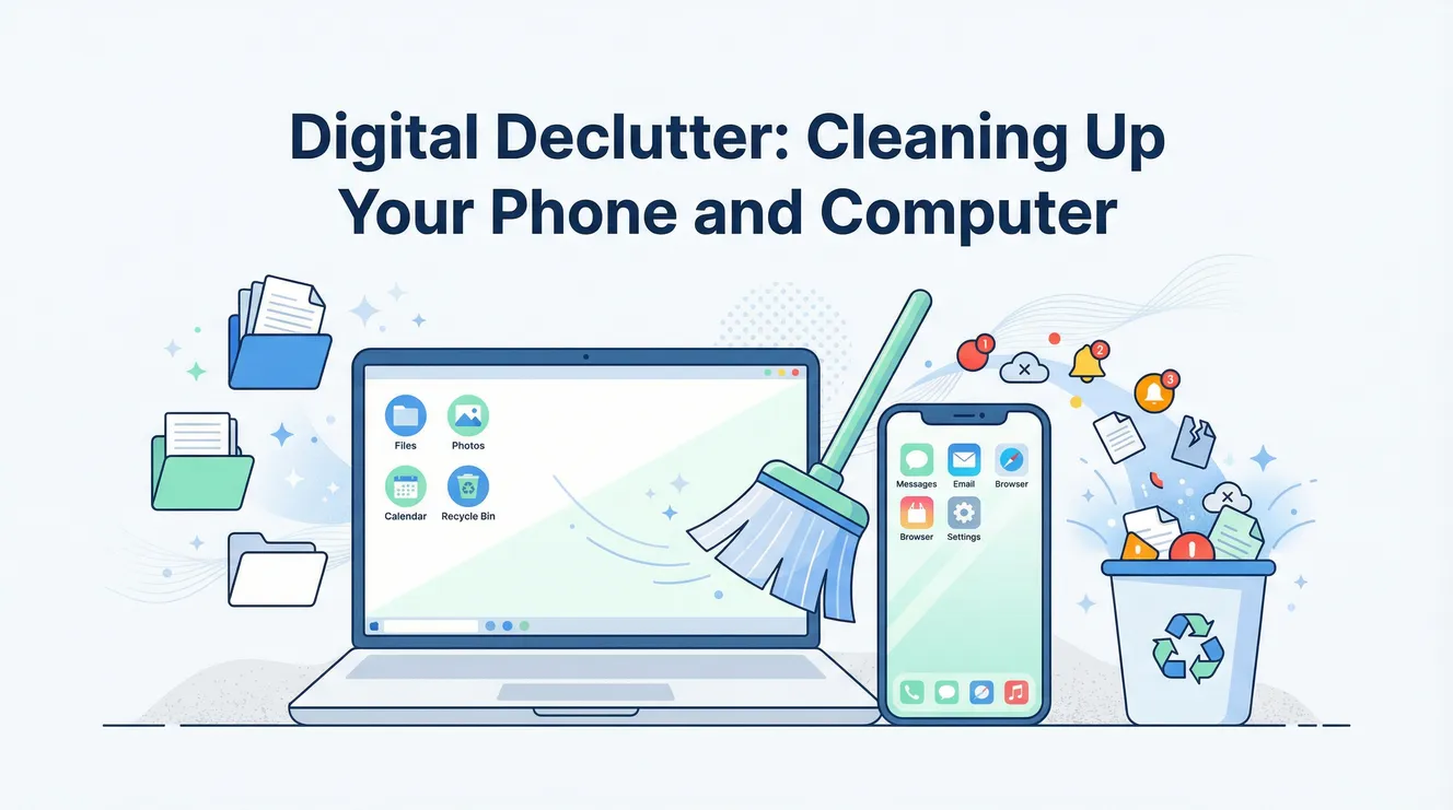 Digital Declutter: Cleaning Up Your Phone and Computer