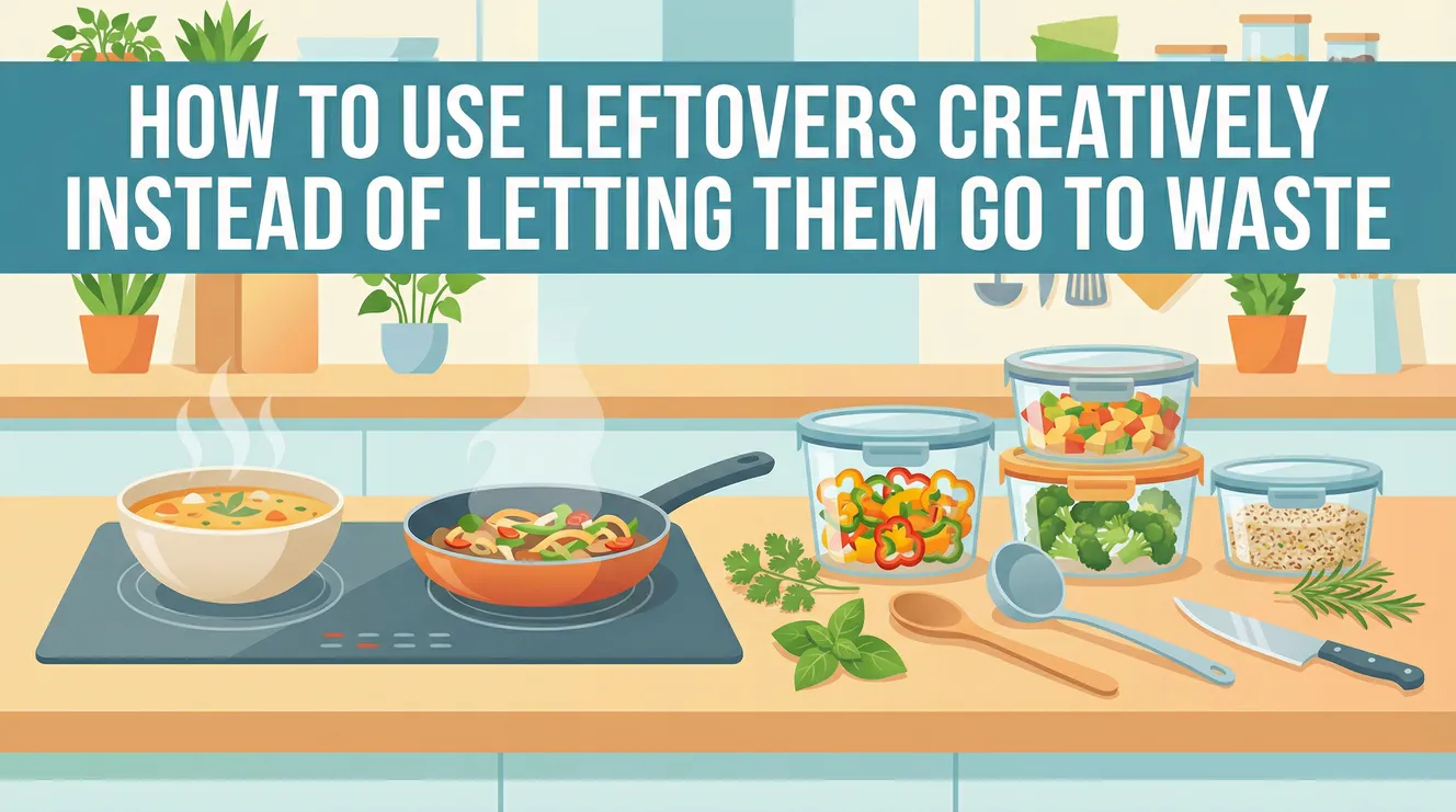 How to Use Leftovers Creatively Instead of Letting Them Go to Waste